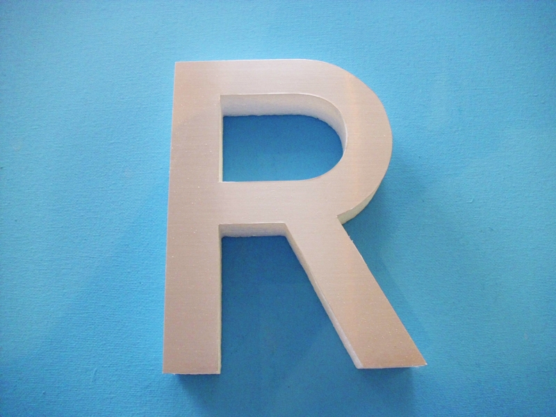 letter-r-polystyrene-brushed-alloy-faced